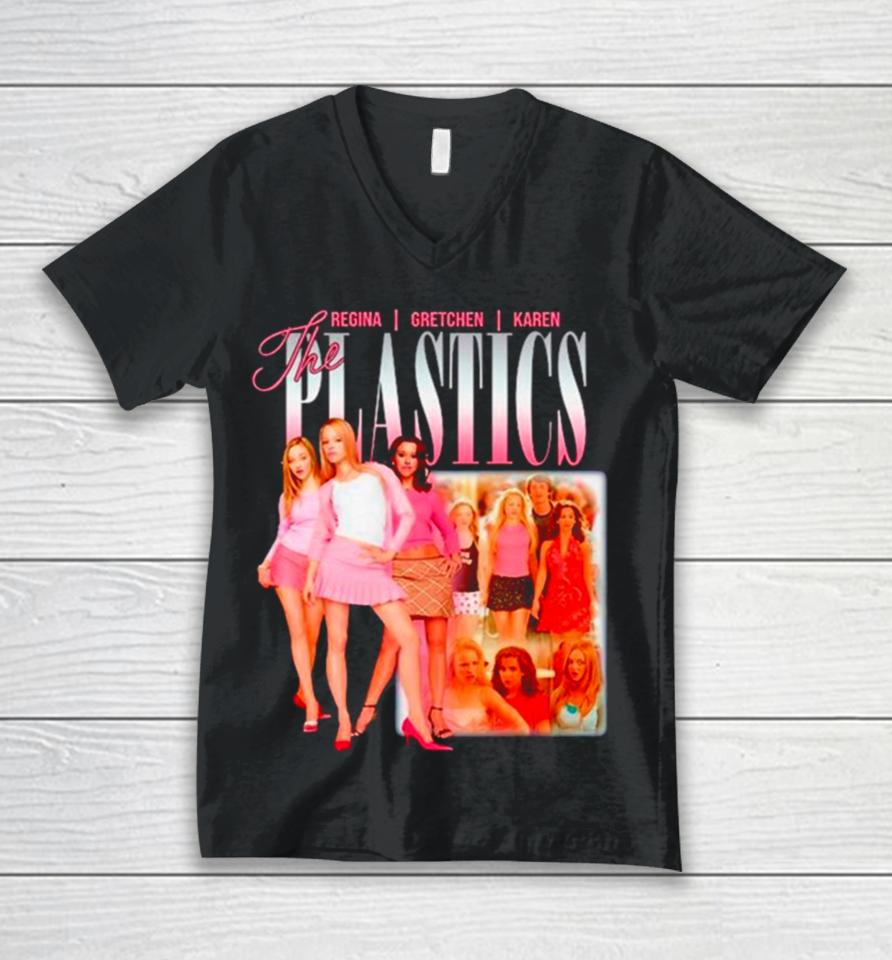 Regina Gretchen Karen The Plastics Unisex V-Neck T-Shirt