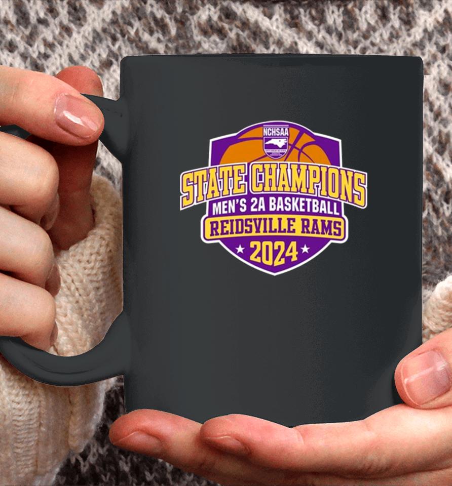 Reidsville Rams 2024 Nchsaa Men’s 2A Basketball State Champions Coffee Mug
