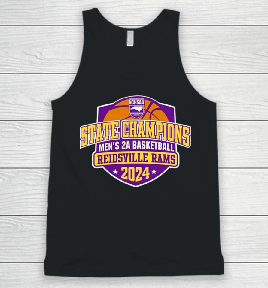Reidsville Rams 2024 Nchsaa Men’s 2A Basketball State Champions Unisex Tank Top