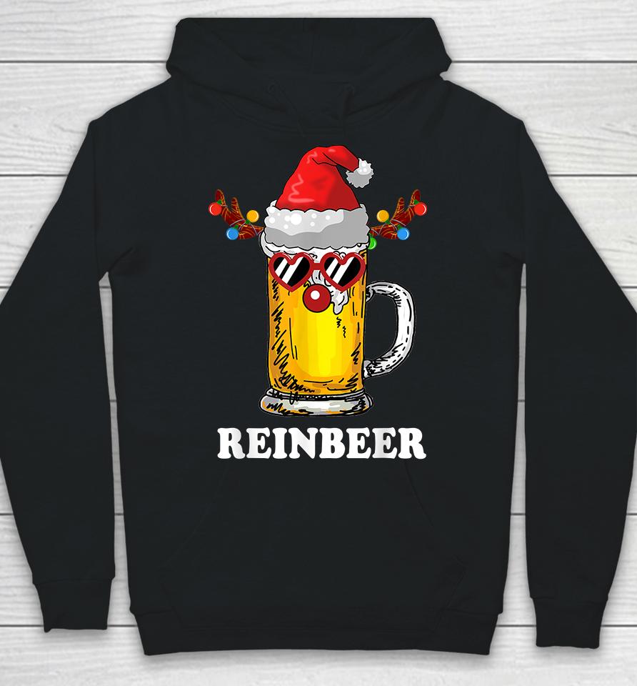 Reindeer Beer Reinbeer Christmas Hoodie