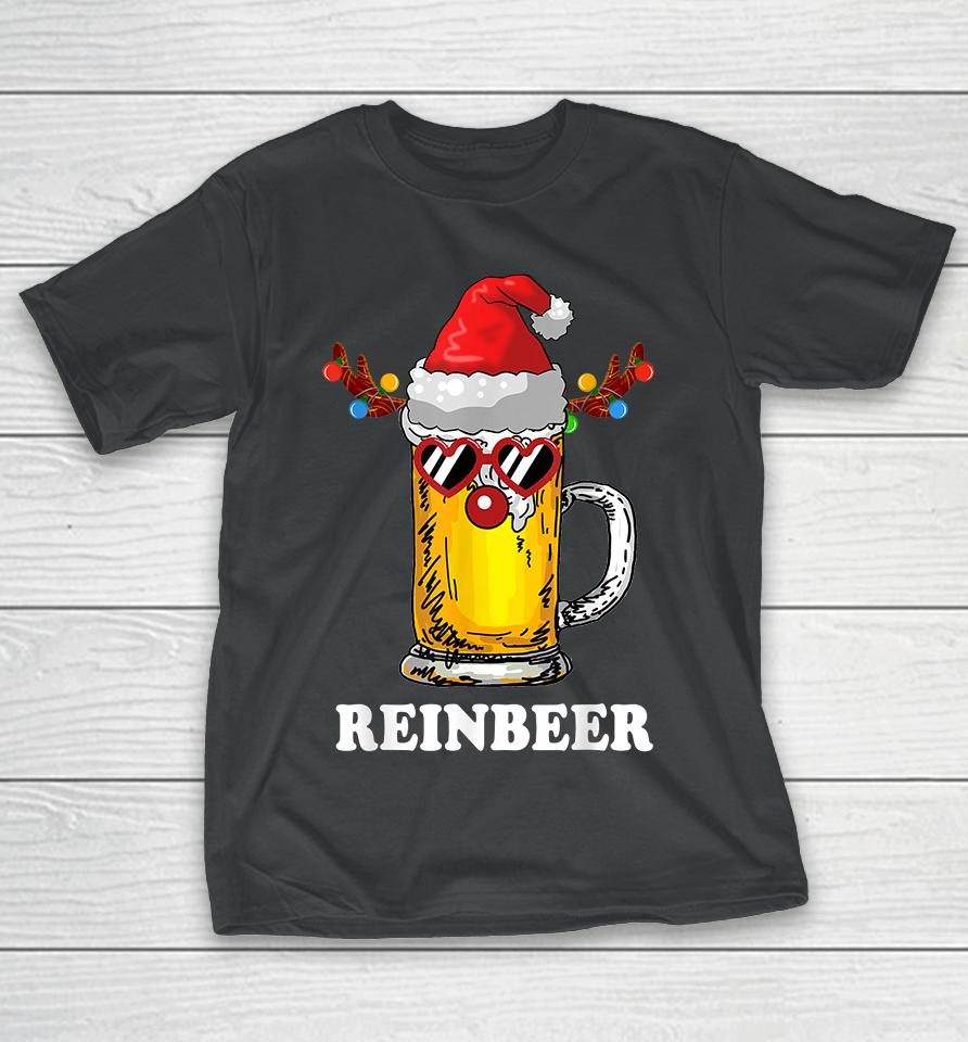 Reindeer Beer Reinbeer Christmas T-Shirt