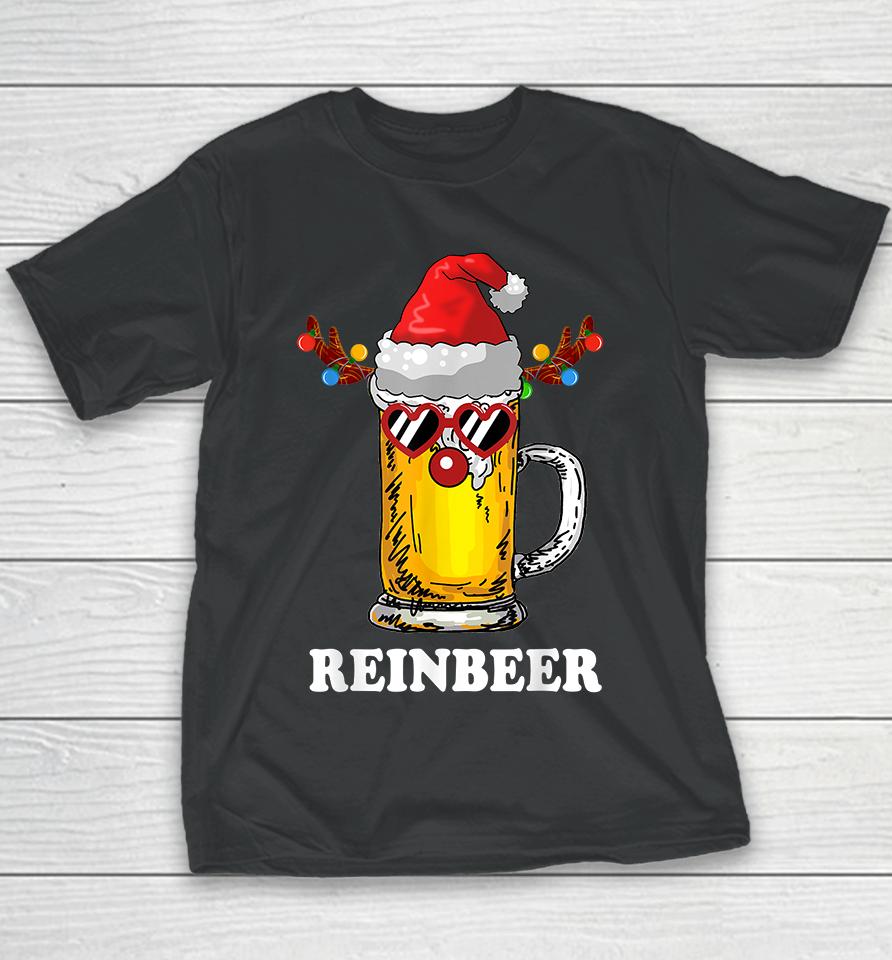 Reindeer Beer Reinbeer Christmas Youth T-Shirt