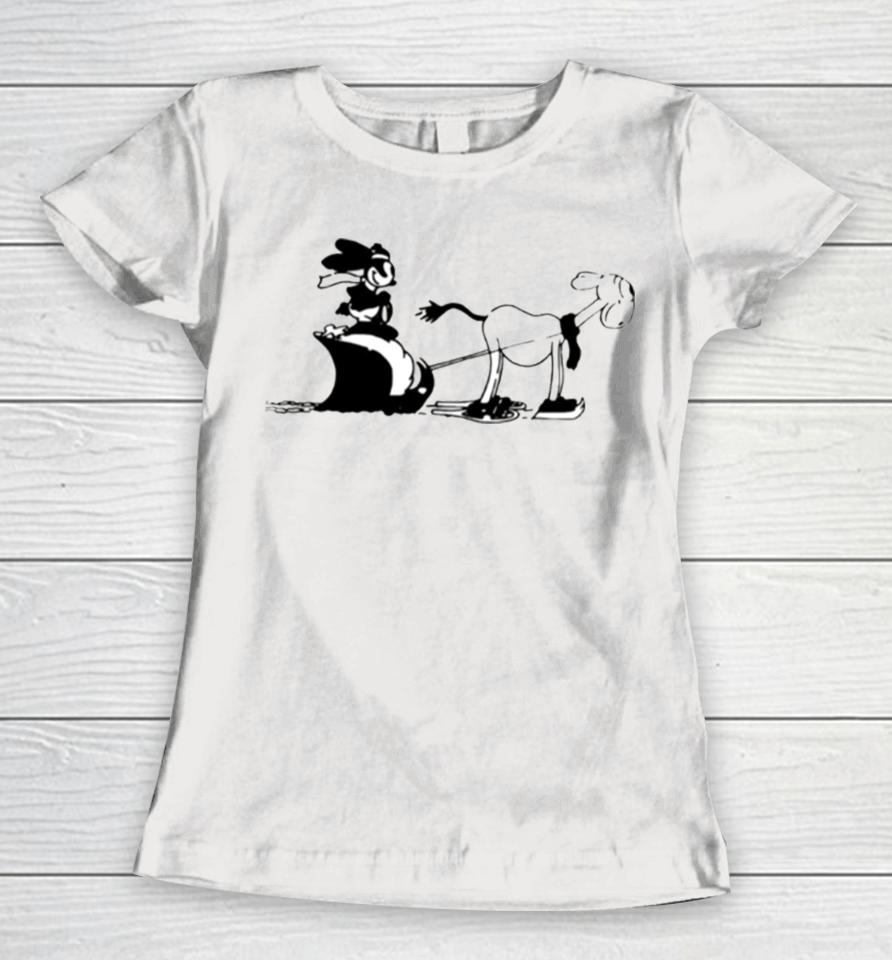 Reindeer Oswald The Lucky Rabbit Women T-Shirt
