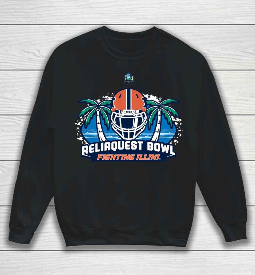 Reliaquest Bowl Fighting Illinois Orange 2022 Sweatshirt