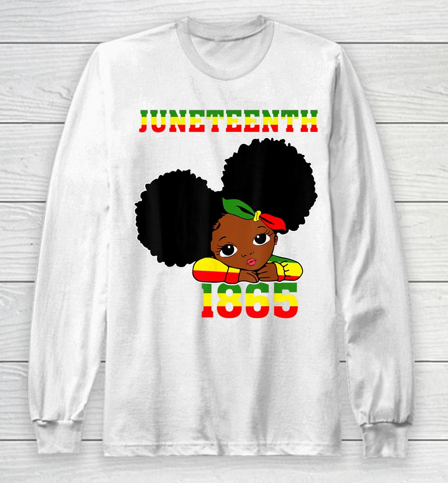 Remembering My Ancestors Juneteenth Celebrate Black Women Long Sleeve T-Shirt