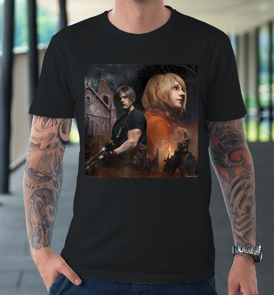 Resident Evil 4 Leon &Amp; Ashley Premium T-Shirt