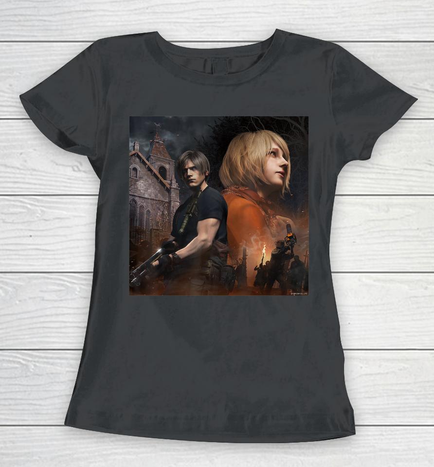 Resident Evil 4 Leon &Amp; Ashley Women T-Shirt