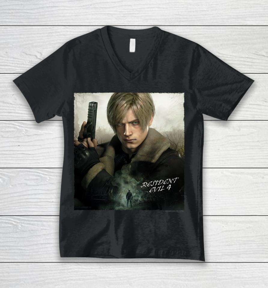 Resident Evil 4 Leon Unisex V-Neck T-Shirt