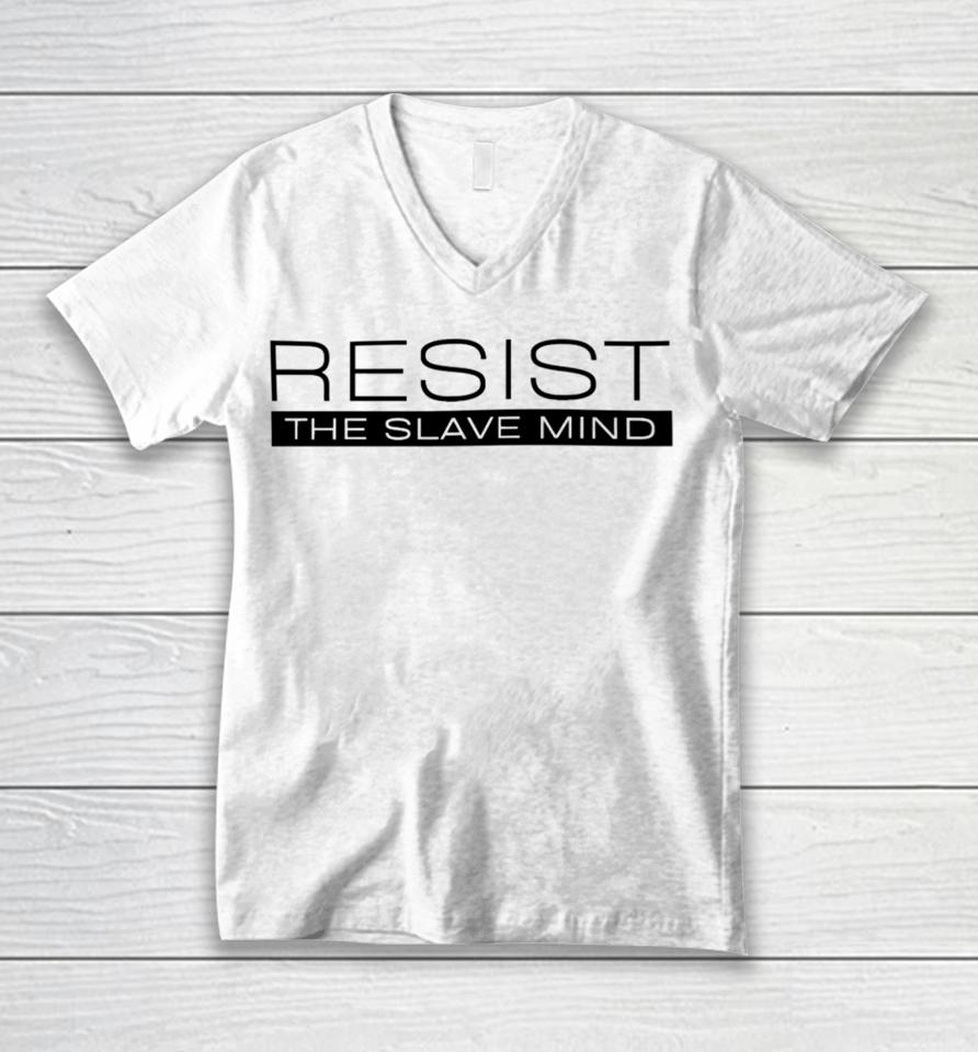 Resist The Slave Mind Andrew Tate Unisex V-Neck T-Shirt