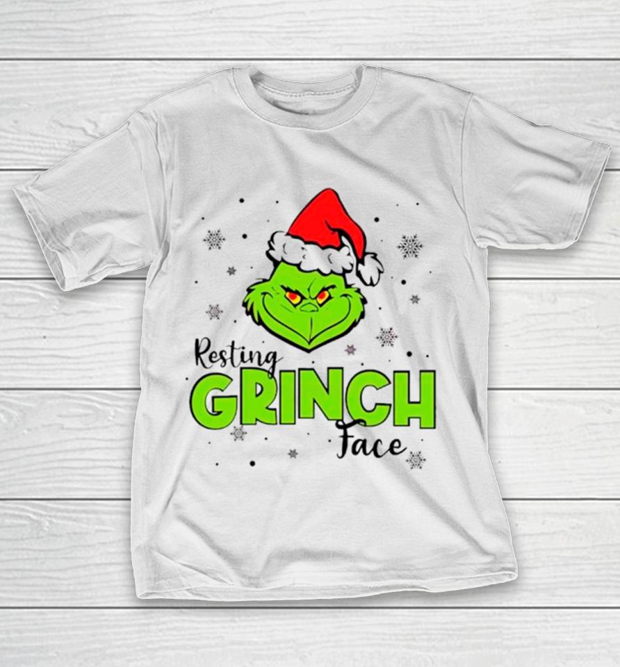 Resting Grinch Face Grinchmas Funny T-Shirt