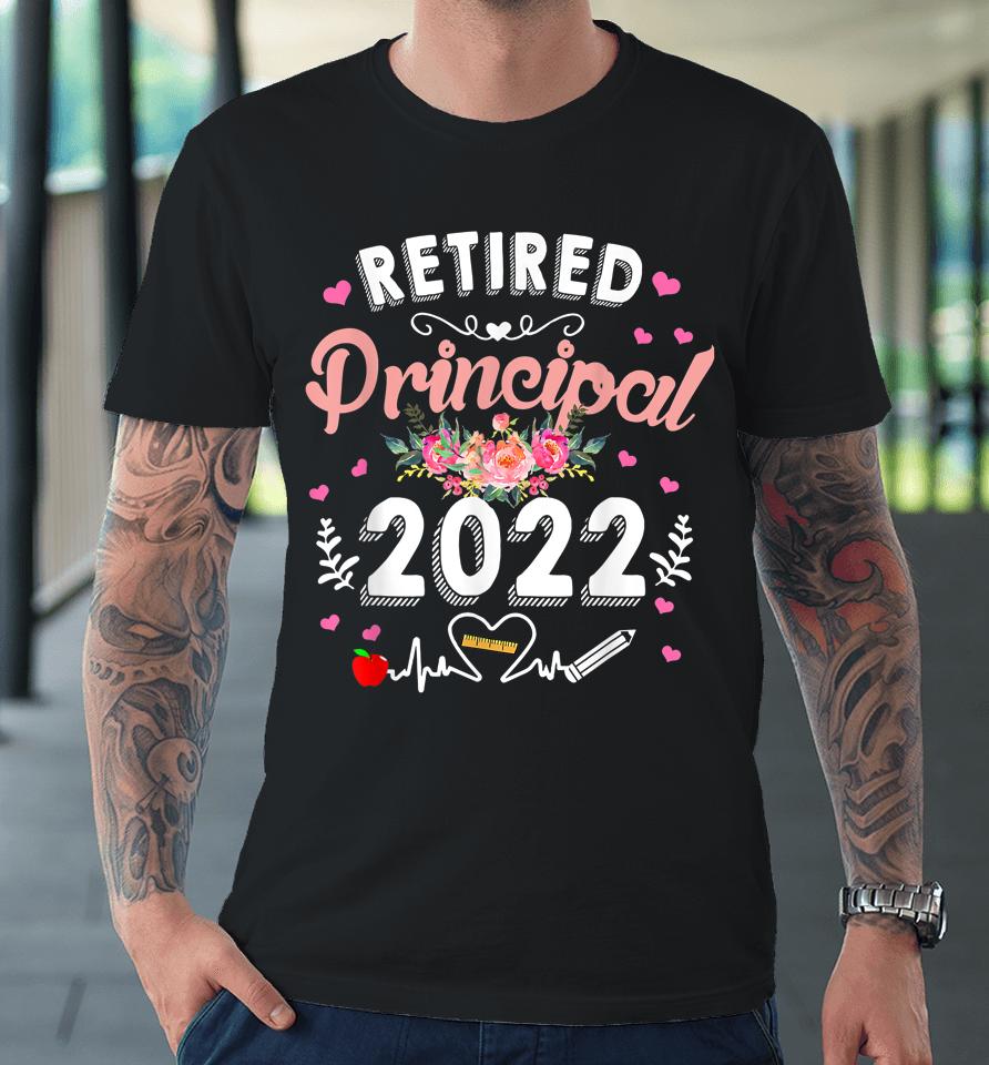 Retired Principal Class Of 2022 Teacher Retirement Premium T-Shirt