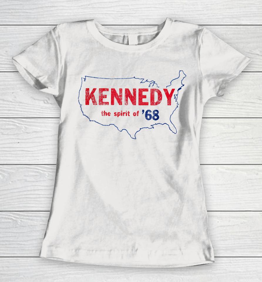 Retro 1968 Bobby Kennedy Shirt - Rfk Robert Kennedy Women T-Shirt