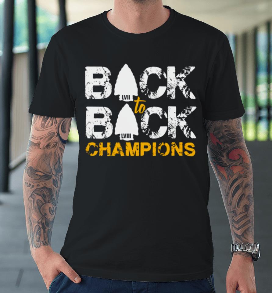 Retro Back To Back Champions Kansas City Chiefs Premium T-Shirt