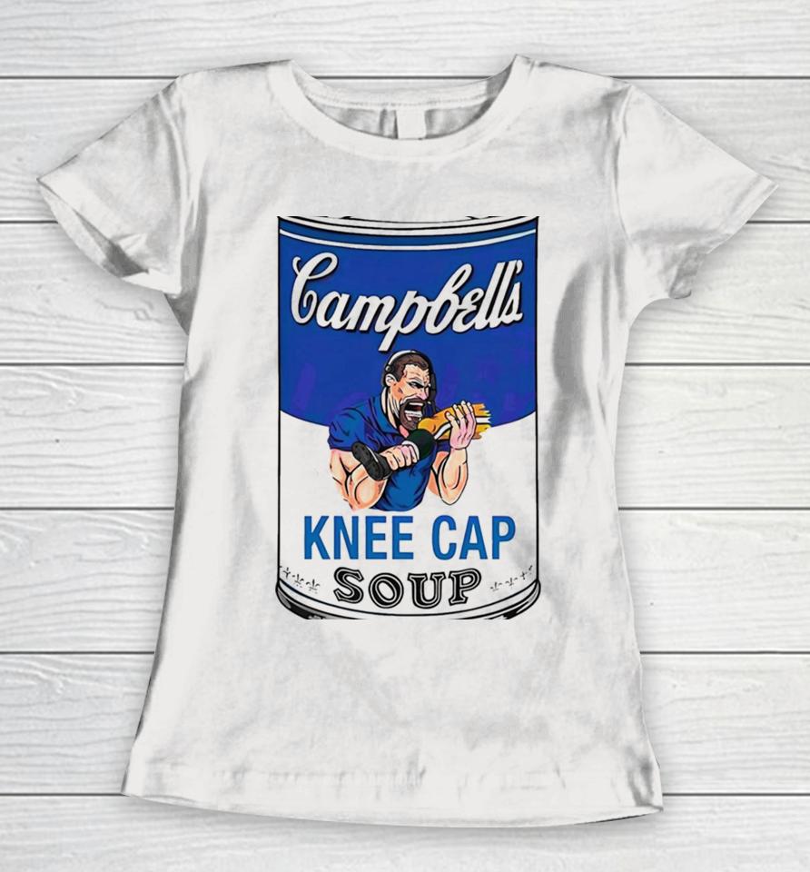 Retro Campbells Kneecap Soup Lions Women T-Shirt