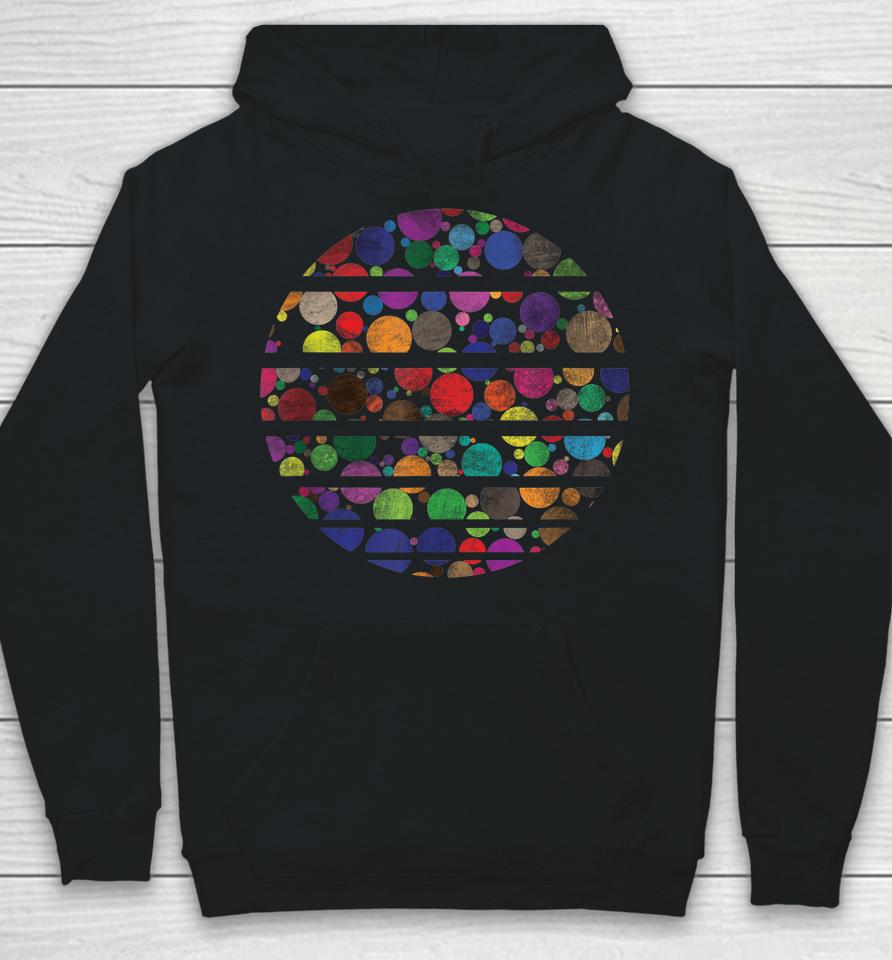 Retro Colorful Vintage Sunset Dot Day Hoodie