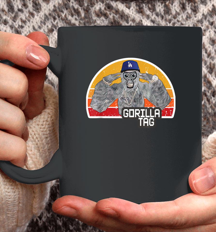 Retro Gorilla Tag Shirt, Gorilla Tag Merch Monke Boys Gifts Coffee Mug