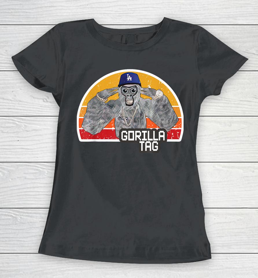 Retro Gorilla Tag Shirt, Gorilla Tag Merch Monke Boys Gifts Women T-Shirt