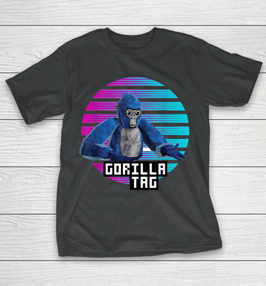 Retro Gorilla Tag Shirt, Gorilla Tag Merch Monke Boys Gifts T-Shirt