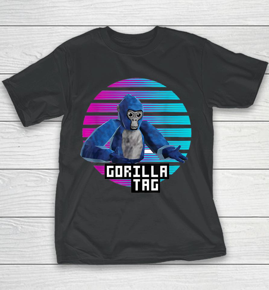 Retro Gorilla Tag Shirt, Gorilla Tag Merch Monke Boys Gifts Youth T-Shirt