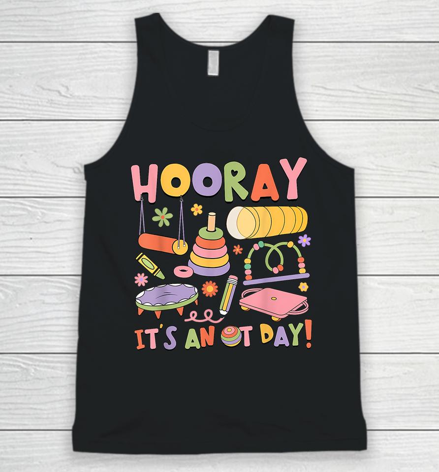 Retro Hooray It’s An Ot Day Occupational Therapy Pediatric Unisex Tank Top