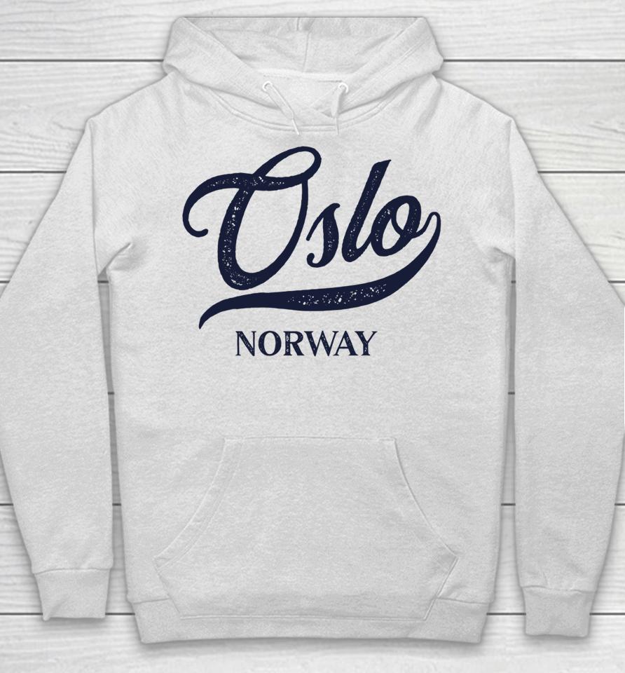 Retro Norway City Vintage Oslo Hoodie