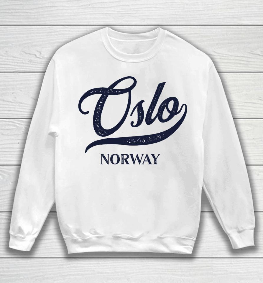 Retro Norway City Vintage Oslo Sweatshirt