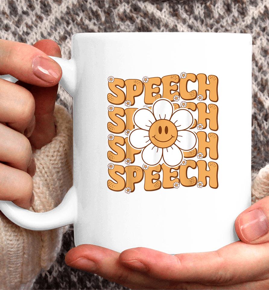 Retro Speech Therapy Speech Language Pathologist Therapist Coffee Mug