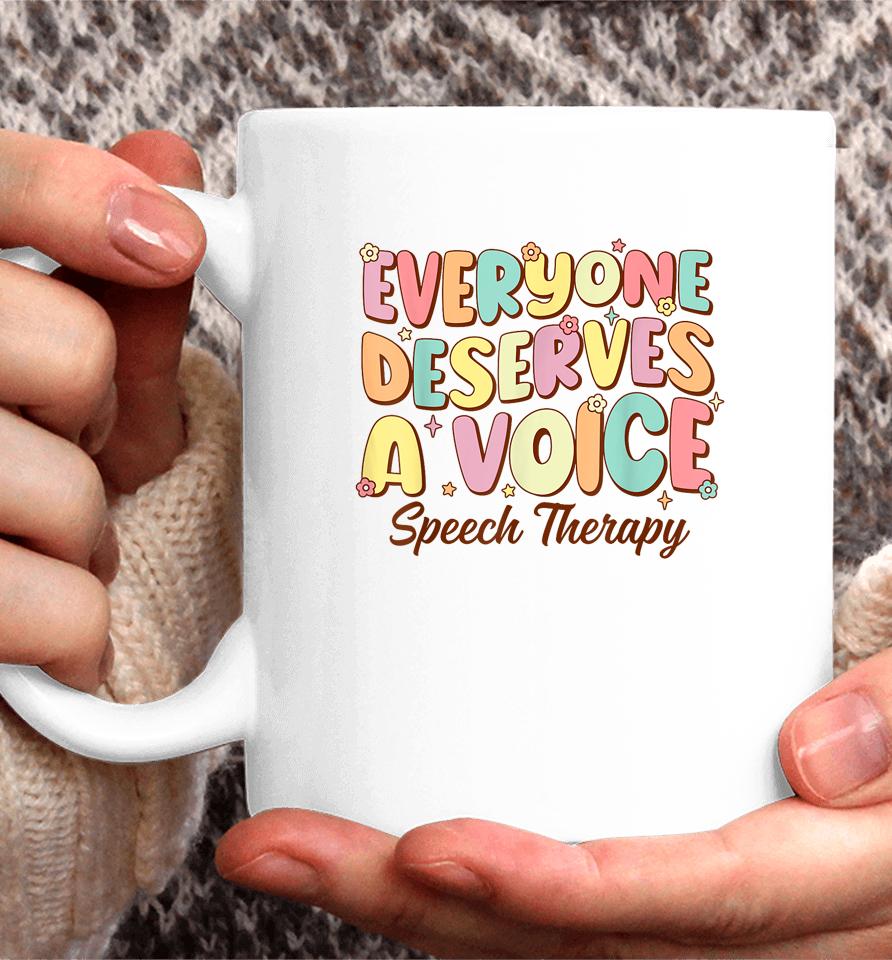 Retro Speech Therapy Speech Language Pathologist Therapist Coffee Mug