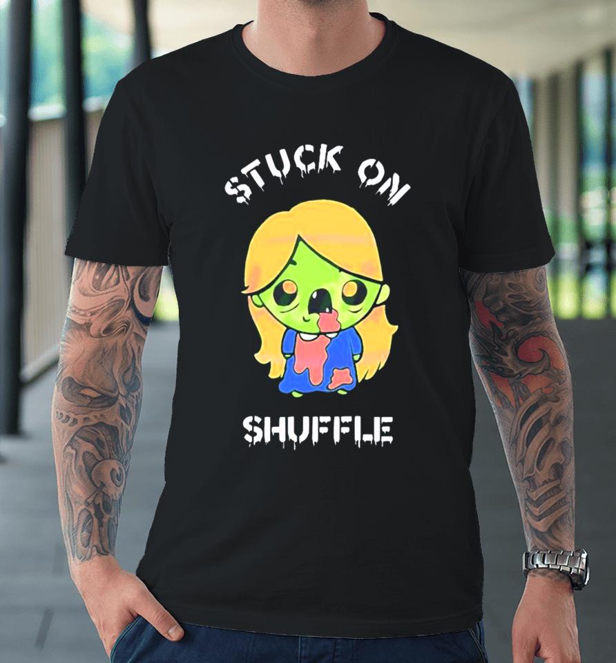 Retro Stuck On Shuffle Svg Halloween Character Premium T-Shirt