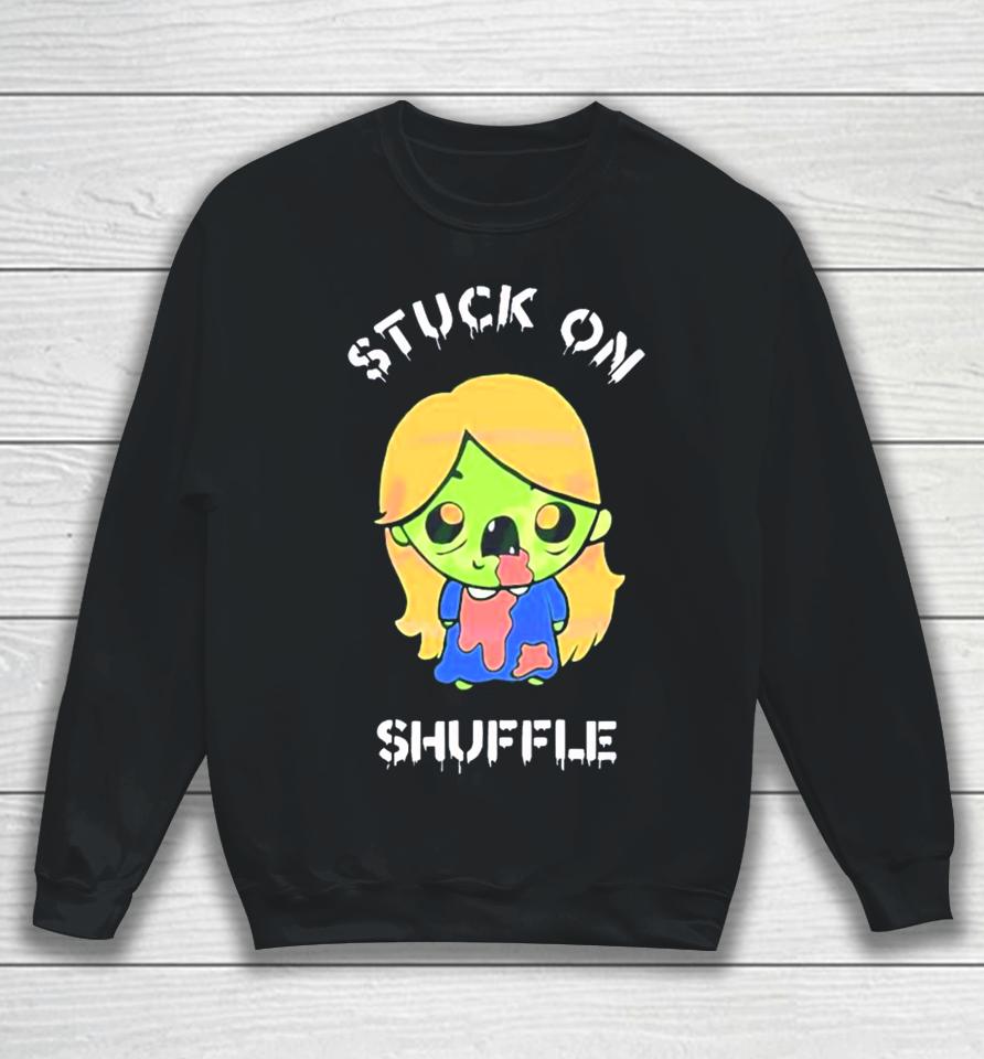 Retro Stuck On Shuffle Svg Halloween Character Sweatshirt