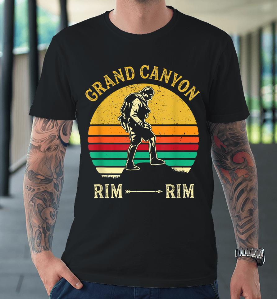 Retro Style Grand-Canyon Hiking Premium T-Shirt