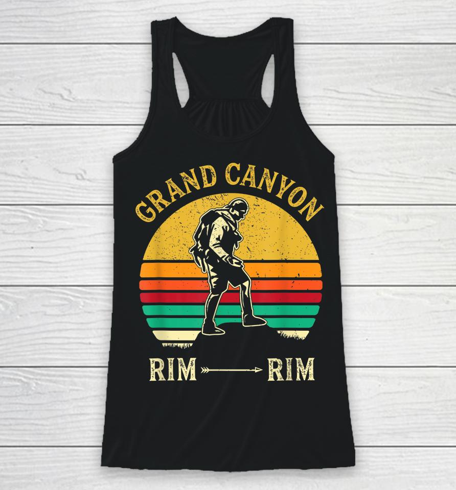 Retro Style Grand-Canyon Hiking Racerback Tank