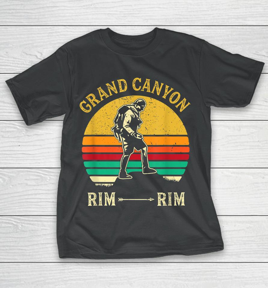 Retro Style Grand-Canyon Hiking T-Shirt