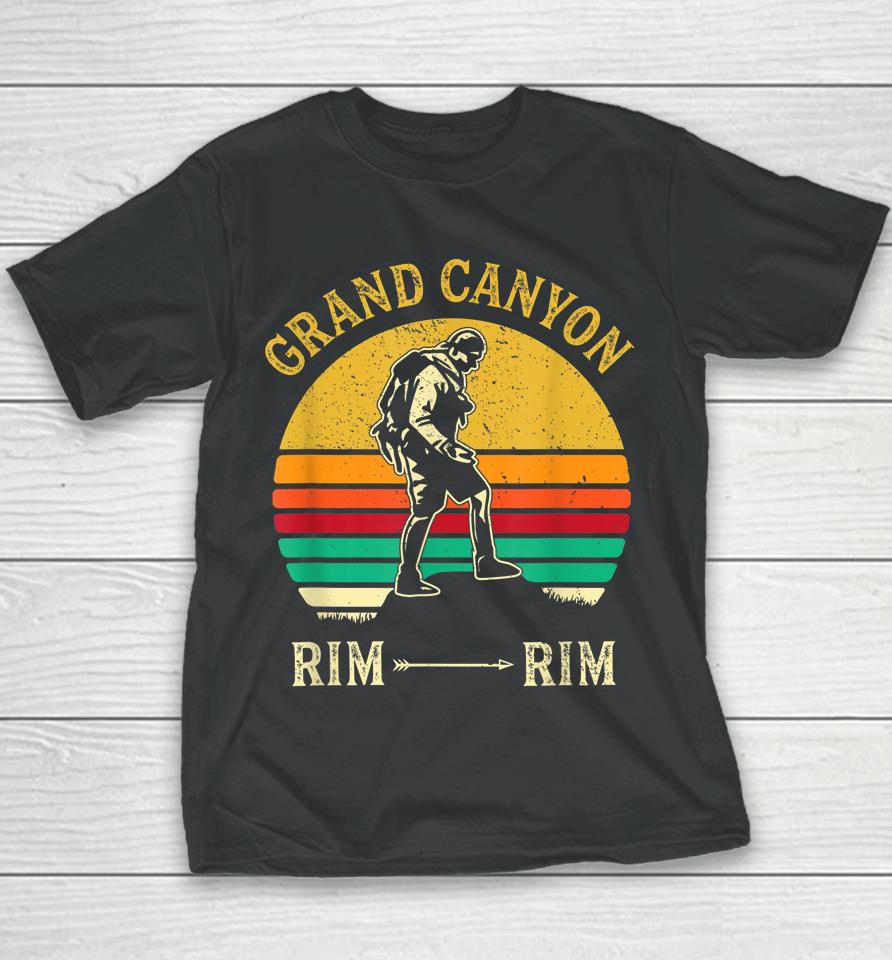 Retro Style Grand-Canyon Hiking Youth T-Shirt