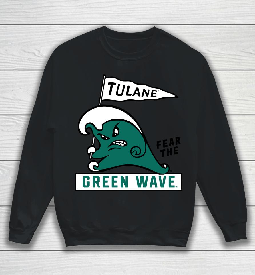 Retro Tulane Green Wave Sweatshirt