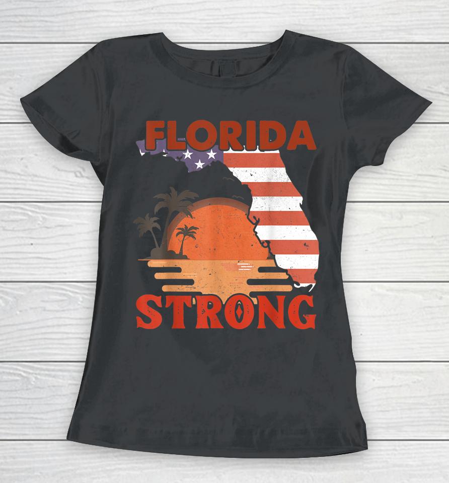 Retro Vintage Florida Strong Women T-Shirt