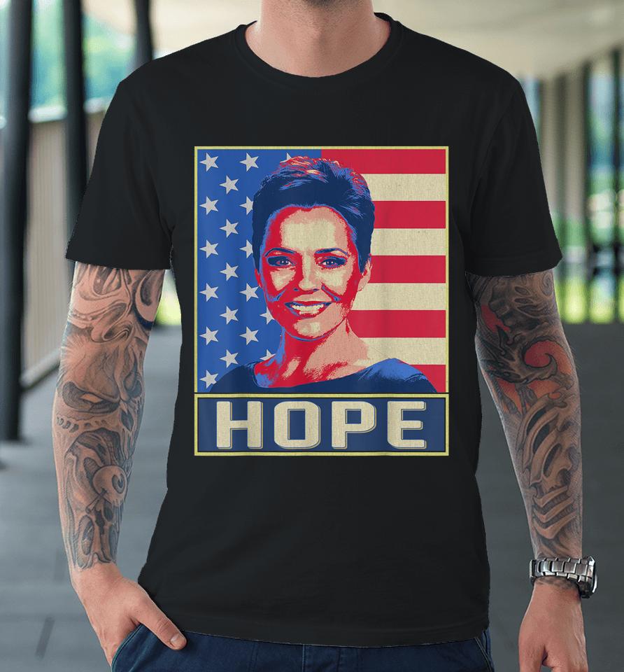 Retro Vintage Hope Vice President Kari Lake Election 2024 Premium T-Shirt