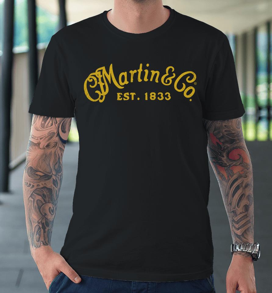 Retro Vintage Martin Guitar Co American Legend Classic Premium T-Shirt