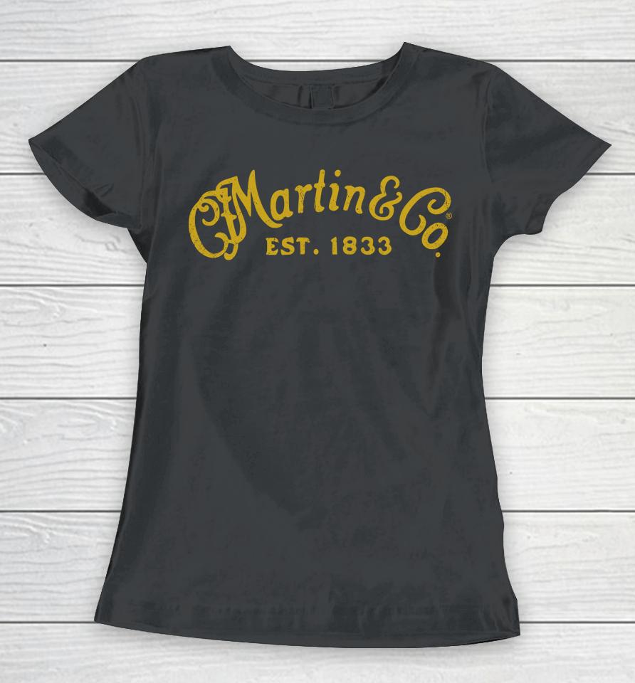 Retro Vintage Martin Guitar Co American Legend Classic Women T-Shirt