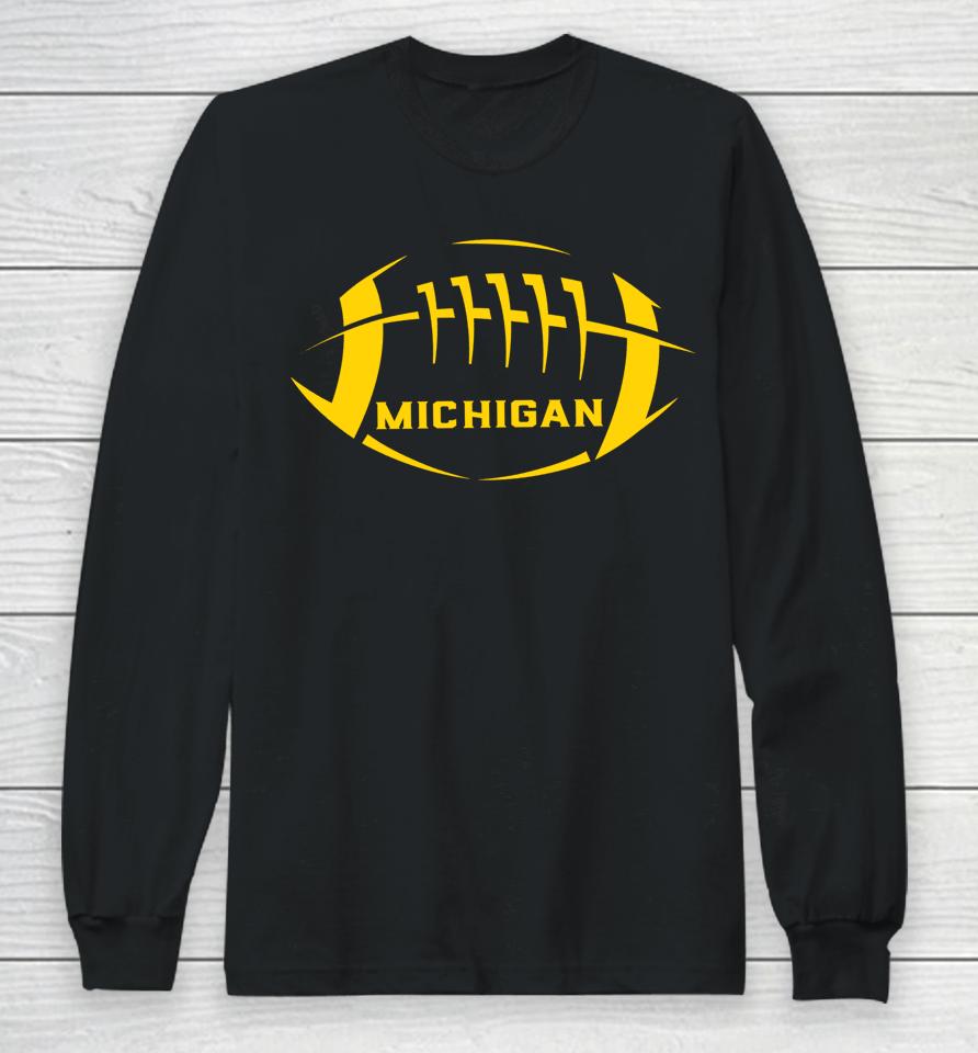 Retro Vintage Michigan Mi Vintage Long Sleeve T-Shirt