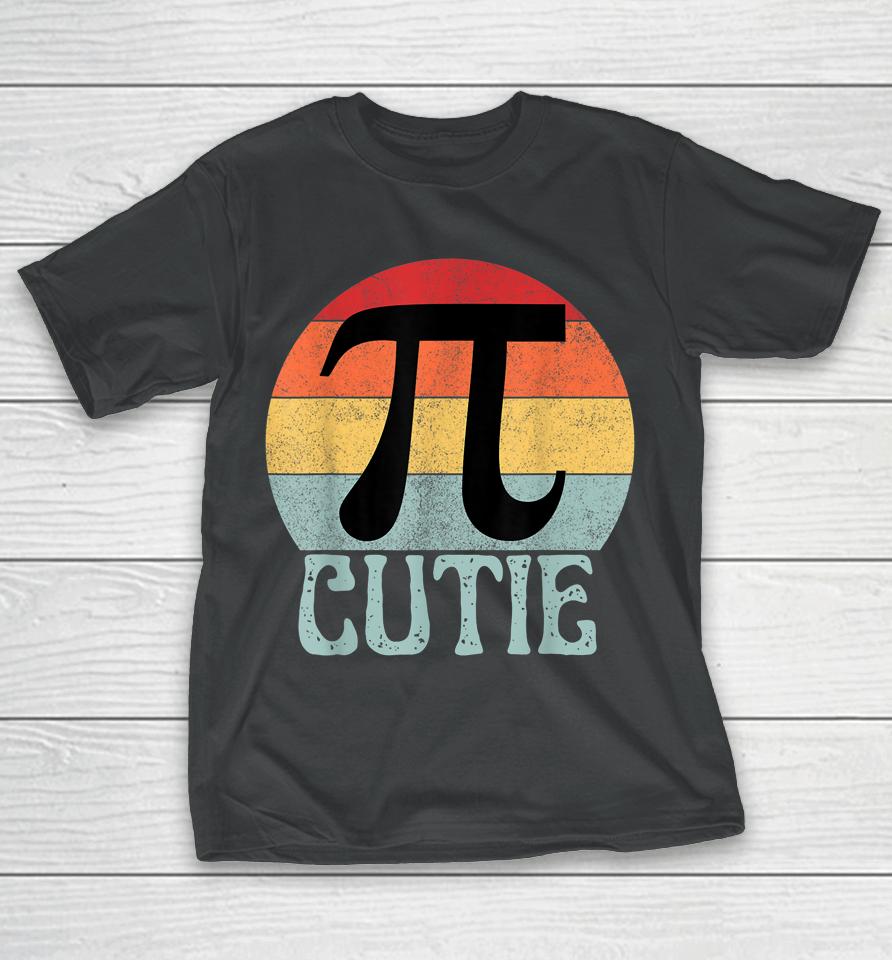 Retro Vintage Symbol Pi Day Math Teacher Funny Pi Day T-Shirt