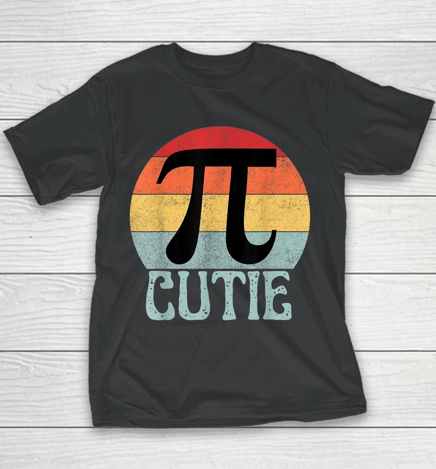 Retro Vintage Symbol Pi Day Math Teacher Funny Pi Day Youth T-Shirt