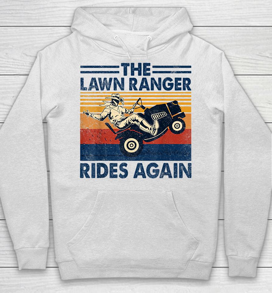 Retro Vintage The Lawn Ranger Rides Again Hoodie
