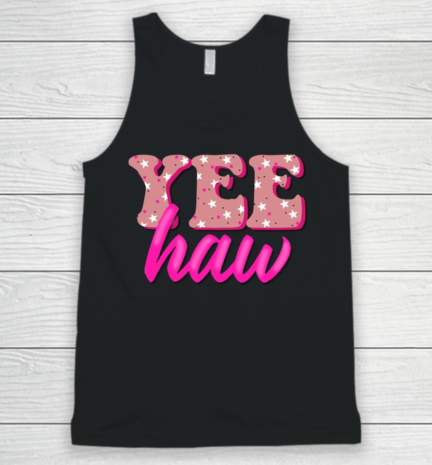 Retro Yee Haw Howdy Rodeo Western Country Southern Cowgirl Unisex Tank Top