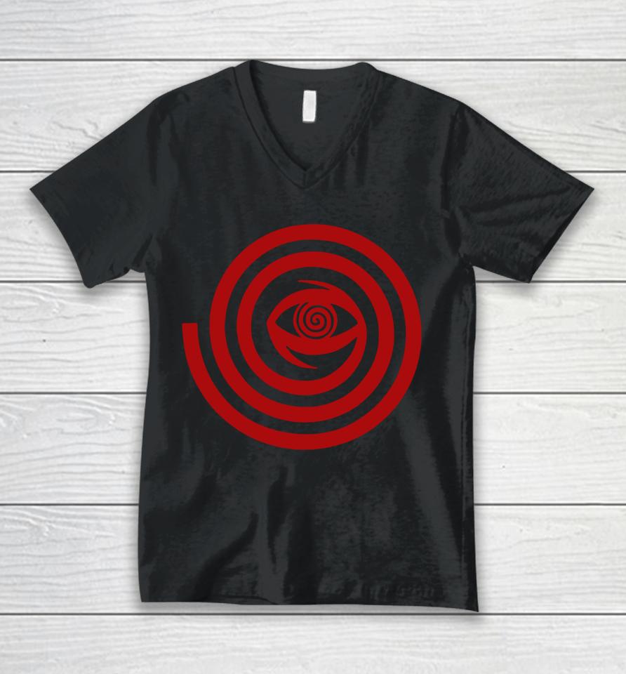 Rezz Merch  Rezz Spiral Black Unisex V-Neck T-Shirt