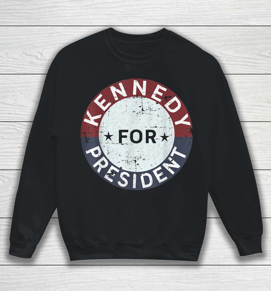 Rfk Vintage Kennedy For President Jfk American Sweatshirt