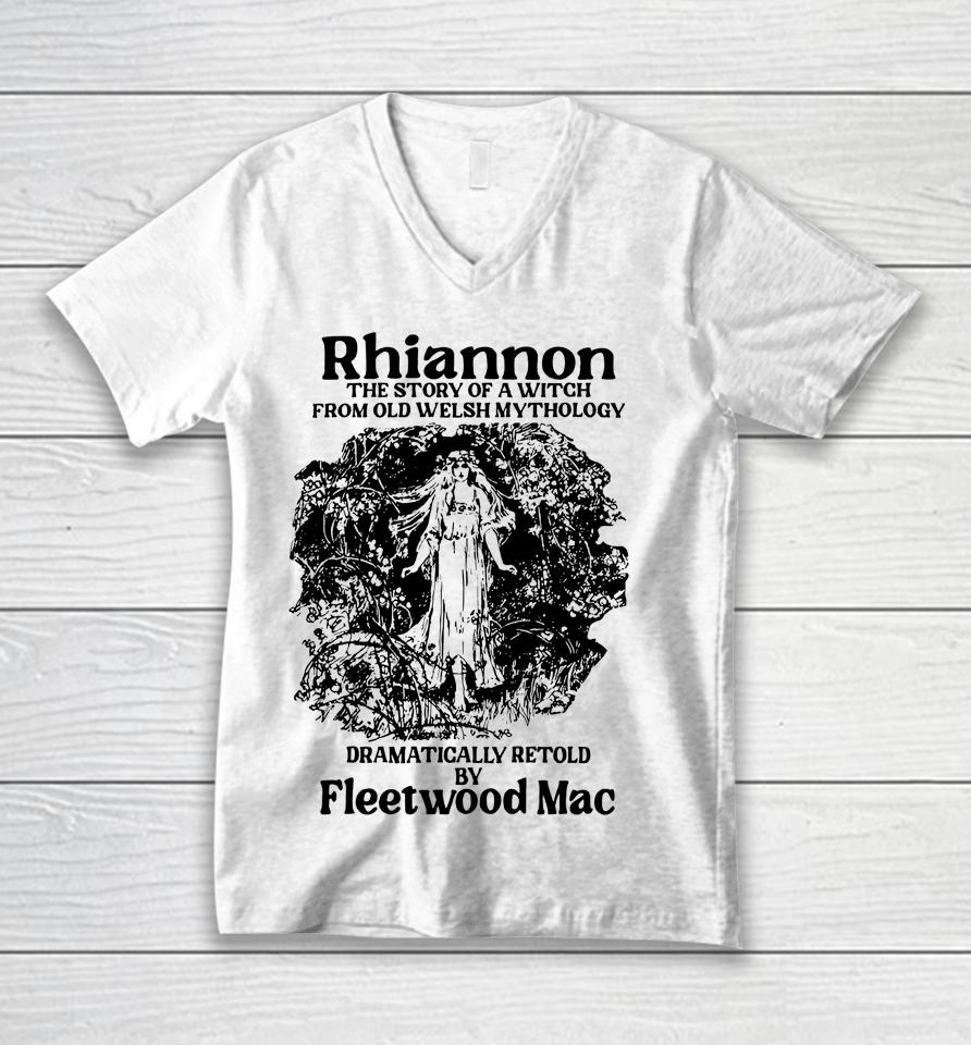 Rhiannon The Story Of A Witch From Old Welsh Mythology Unisex V-Neck T-Shirt