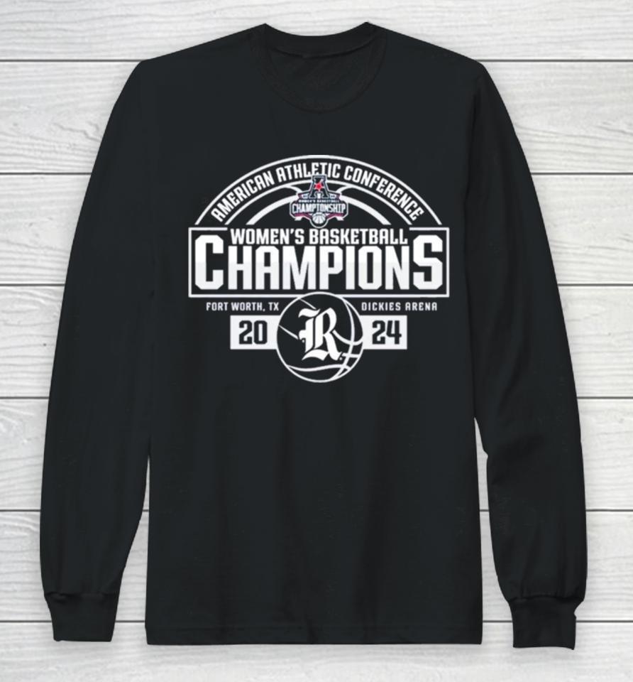 Rice University Women’s Basketball 2024 Aac Tournament Champions Long Sleeve T-Shirt