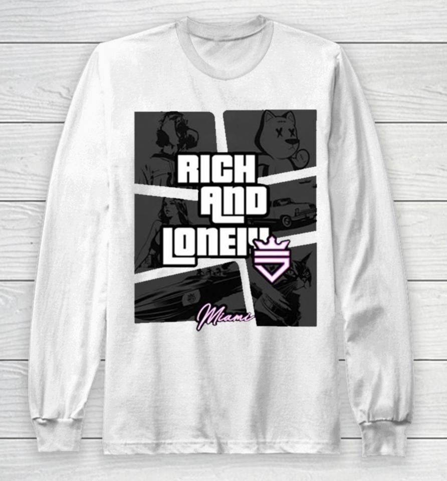 Rich And Lonely Rnl Wasted Miami Long Sleeve T-Shirt