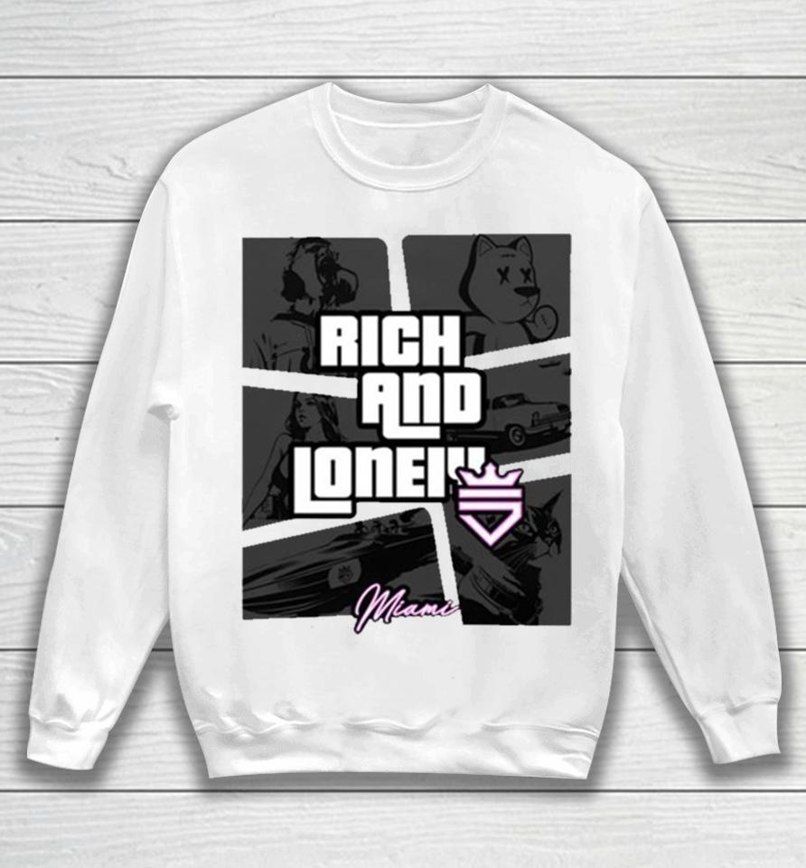 Rich And Lonely Rnl Wasted Miami Sweatshirt